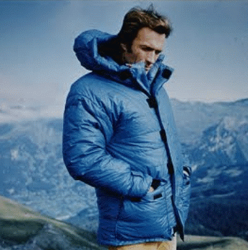 Clint Eastwood con chaqueta Marmot